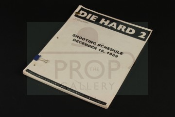 Production used shooting schedule