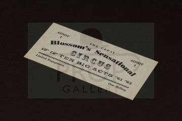 Blossom's Circus ticket