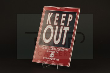 Cybus Industries sign - Rise of the Cybermen