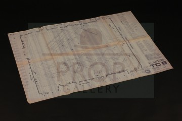 Production used floor plan - Resurrection of the Daleks