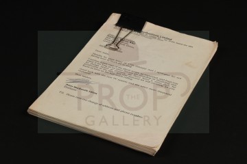 John Nathan-Turner personal unproduced screenplay