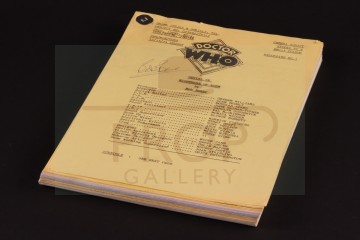 Production used camera script - Nightmare of Eden