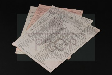 Production used call sheets x4