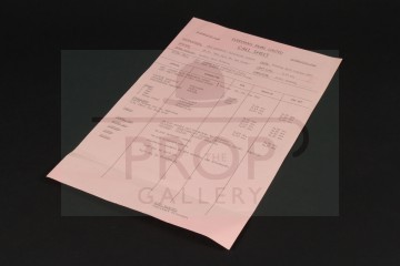 Production used call sheet - The Girl Who Was Death