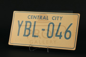 Central City licence plate