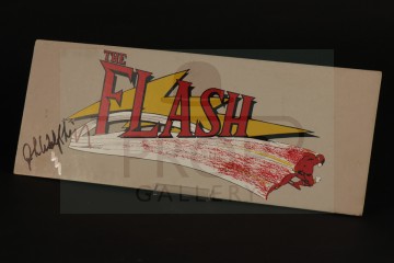John Wesley Shipp autographed crew parking pass