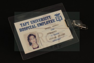 Rachel Mannis (Julia Roberts) identification badge
