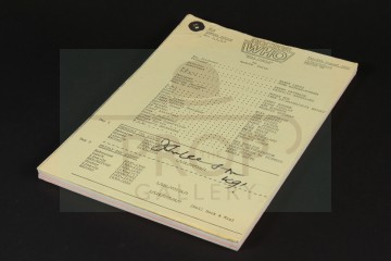 John Leeson (K-9) autographed script - Full Circle
