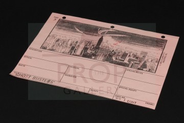 Production used storyboard - Ghost release