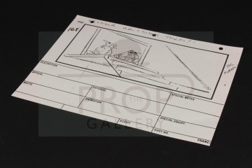 Production used storyboard - Terror Dogs