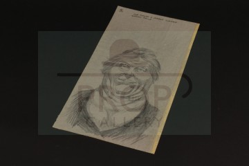 Bernie Wrightson hand drawn concept artwork - Library Ghost
