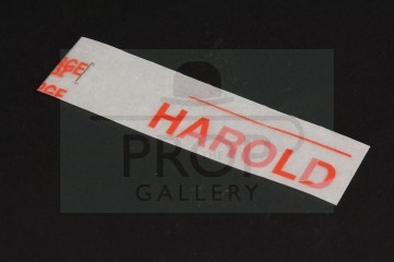 Harold name decal