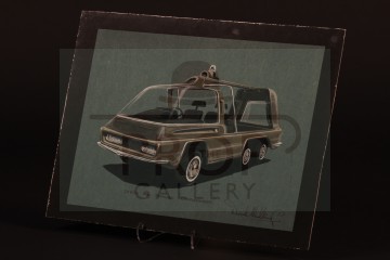 Derek Meddings EUROSEC/SHADO Jeep concept artwork