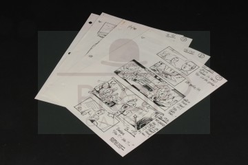 Production used storyboards x4