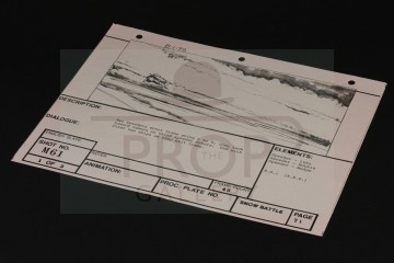 Brian Johnson personal storyboard - Snowspeeders