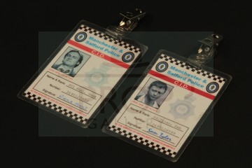 Sam Tyler (John Simm) & Gene Hunt (Philip Glenister) ID badges