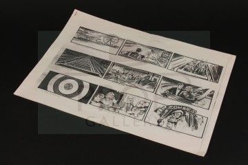 Production used storyboard sequence - Vienna