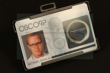 Dr. Curt Connors (Rhys Ifans) identification badge