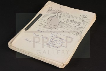 Production used storyboard sequence - Card game
