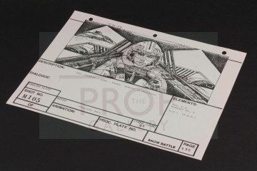 Brian Johnson personal storyboard - Luke in speeder