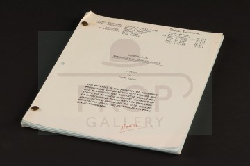 Production used script - The Legacy of Garwood Huddle