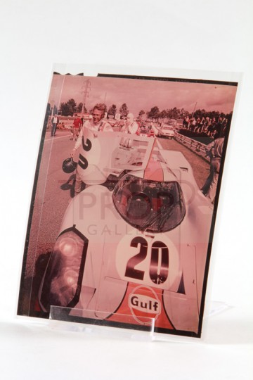 Michael Delaney (Steve McQueen) & Porsche 917 studio transparency