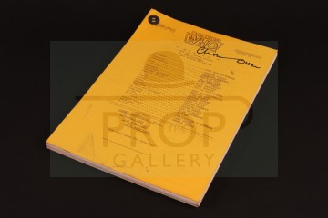 Production used camera script - Meglos