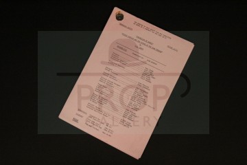 Production used script