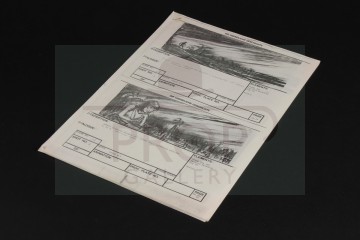 Production used storyboard sequence - Atreyu & Morla