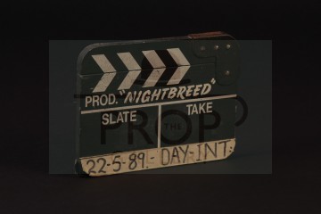 Production used clapperboard