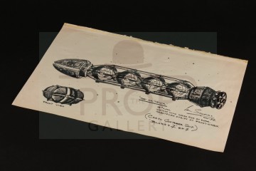 Ian Scoones hand drawn Ortega concept artwork - Mission to Destiny