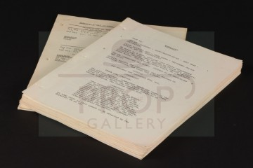 Production used script & shooting schedules