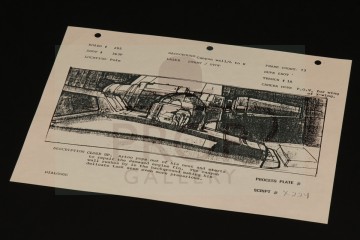 ILM production used storyboard - R2 repairs X-Wing