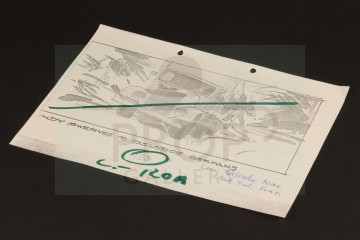 Production used storyboard