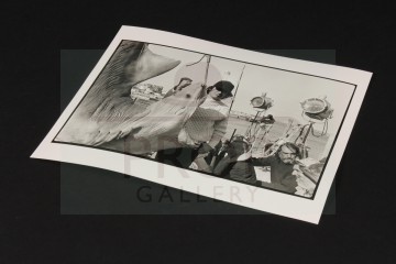 Vintage double weight still - Steven Spielberg & Oscar
