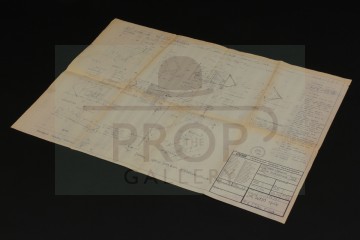 Production used floor plan - Resurrection of the Daleks