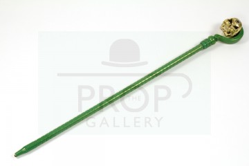 The Riddler (Jim Carrey) skull cane