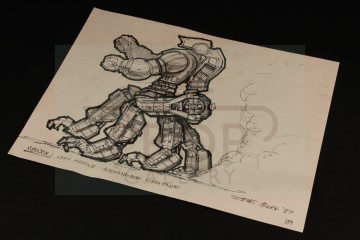 Hand drawn Alexander concept artwork