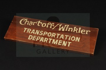 Transportation department sign
