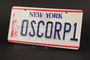 Oscorp licence plate