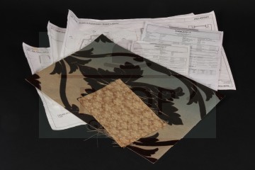 Production used paperwork & samples