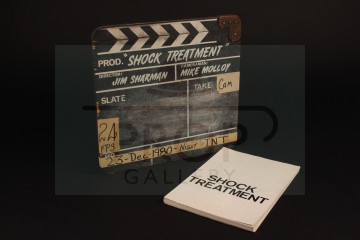Production used clapperboard & script