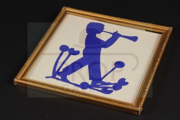 Hand drawn concept artwork - Charlie in chocolate room silhouette