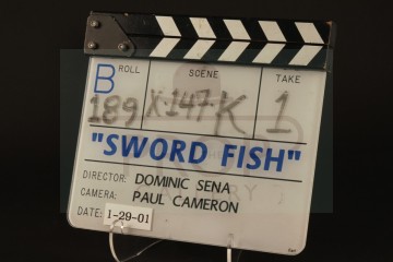 Production used clapperboard