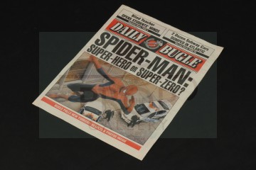 Daily Bugle Spider-Man newspaper cover