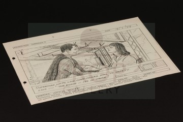 Production used storyboard - Superman & Lois