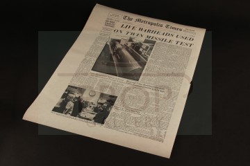 Metropolis Times newspaper cover