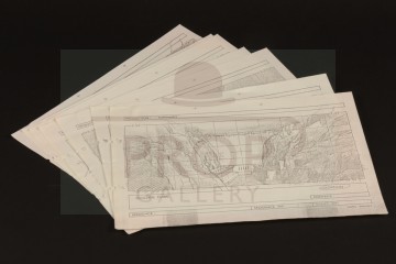 Production used storyboard sequence - Hoover Dam