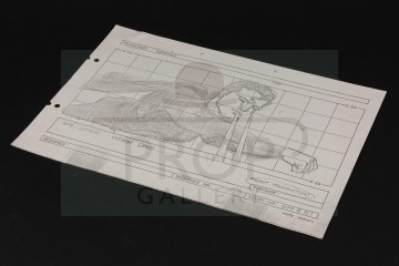 Production used storyboard - Superman