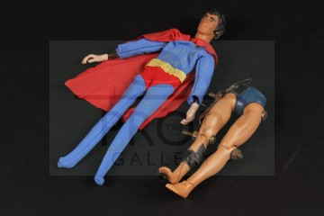 Superman (Christopher Reeve) flying miniature test armature